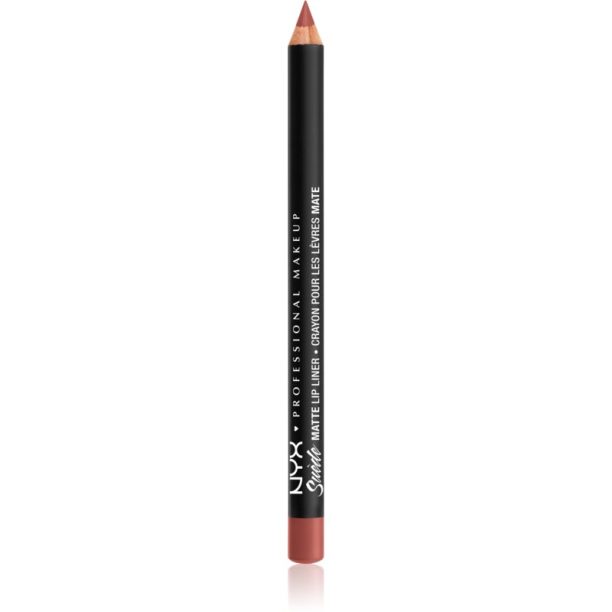 NYX Professional Makeup Suede Matte  Lip Liner матиран молив за устни цвят 47 Kyoto 1 гр.