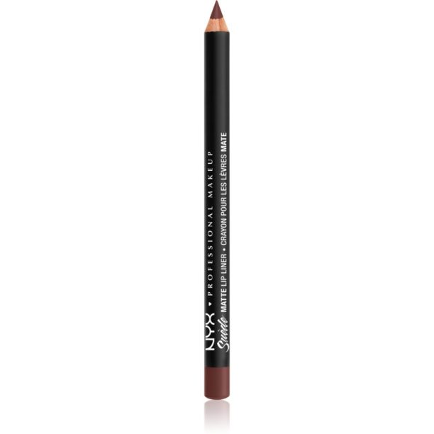 NYX Professional Makeup Suede Matte  Lip Liner матиран молив за устни цвят 55 Cold Brew 1 гр.