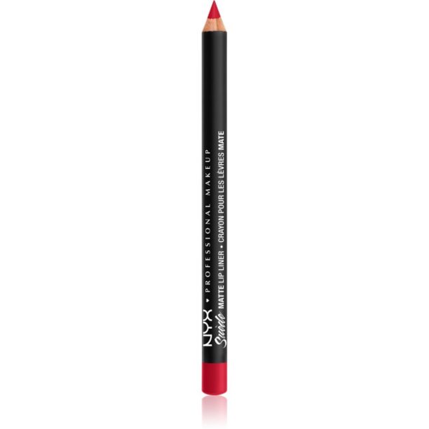 NYX Professional Makeup Suede Matte  Lip Liner матиран молив за устни цвят 57 Spicy 1 гр.