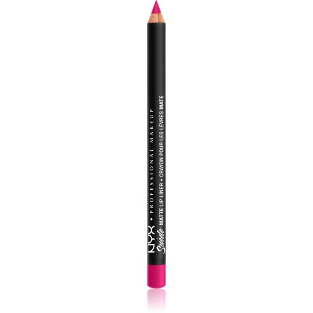 NYX Professional Makeup Suede Matte  Lip Liner матиран молив за устни цвят 60 Clinger 1 гр.