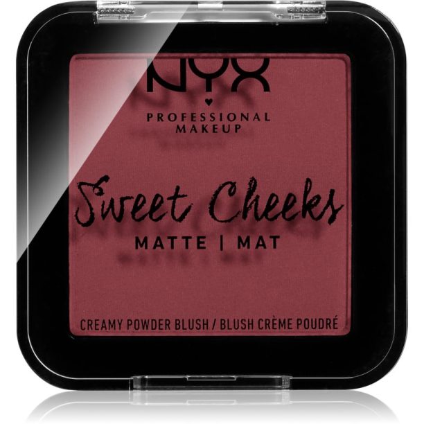 NYX Professional Makeup Sweet Cheeks  Blush Matte руж цвят BANG BANG 5 гр. на ниска цена