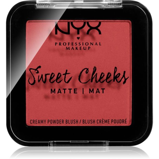 NYX Professional Makeup Sweet Cheeks  Blush Matte руж цвят CITRINE ROSE 5 гр. на ниска цена