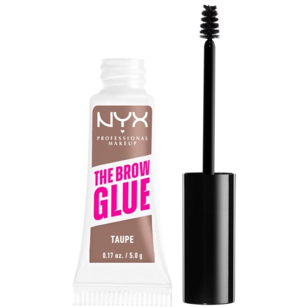 NYX Professional Makeup The Brow Glue гел за вежди цвят 02 Taupe 5 гр. на ниска цена