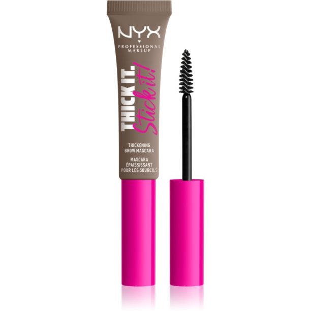 NYX Professional Makeup Thick it Stick It Brow Mascara спирала за вежди цвят 01 Taupe 7 мл. на ниска цена