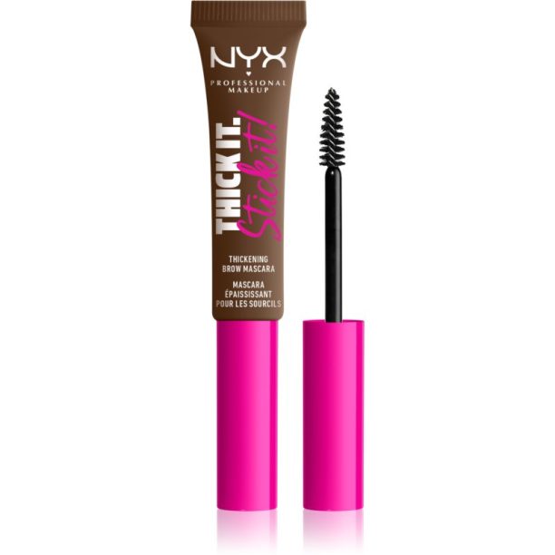 NYX Professional Makeup Thick it Stick It Brow Mascara спирала за вежди цвят 06 Brunette 7 мл. на ниска цена