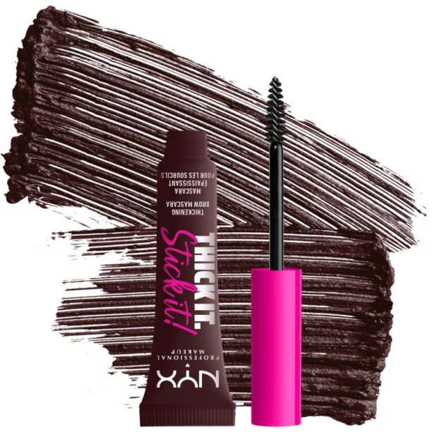 NYX Professional Makeup Thick it Stick It Brow Mascara спирала за вежди цвят 07 Espresso 7 мл. купи на топ цена