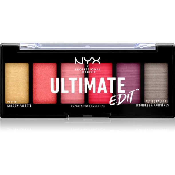 NYX Professional Makeup Ultimate Edit Petite Shadow палитра сенки за очи цвят 03 Phoenix 6x1.2 гр. на ниска цена