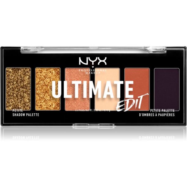 NYX Professional Makeup Ultimate Edit Petite Shadow палитра сенки за очи цвят 06 Utopia 6x1.2 гр.