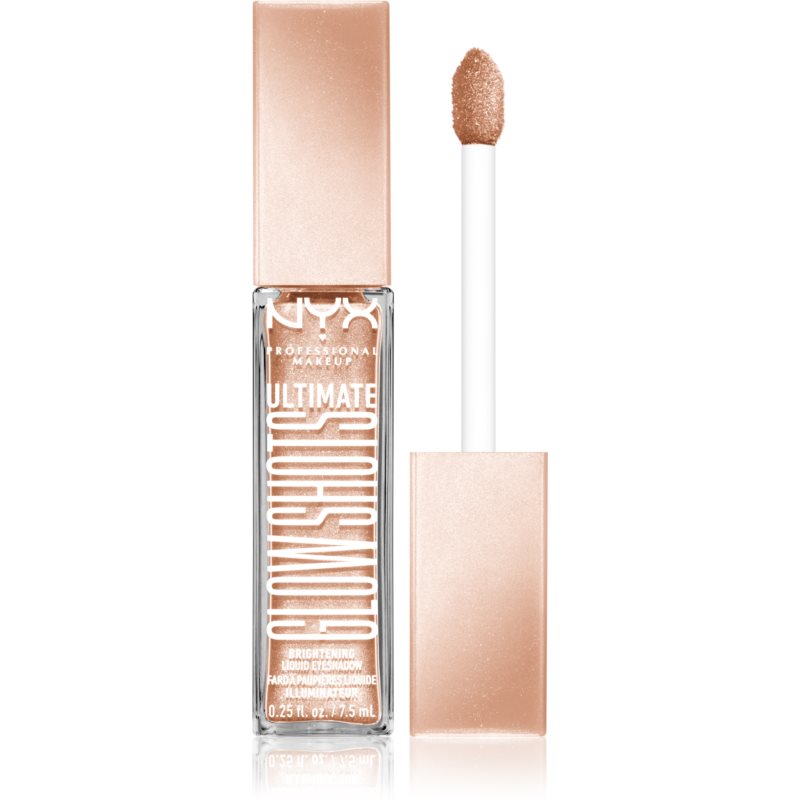 NYX Professional Makeup Ultimate Glow Shots течни очни сенки с брокат цвят 05 Highkey Lychee 7