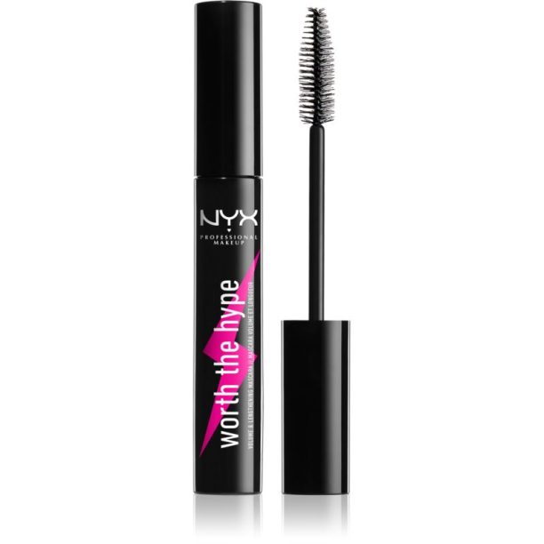 NYX Professional Makeup Worth The Hype спирала цвят 01 Black 7 мл.