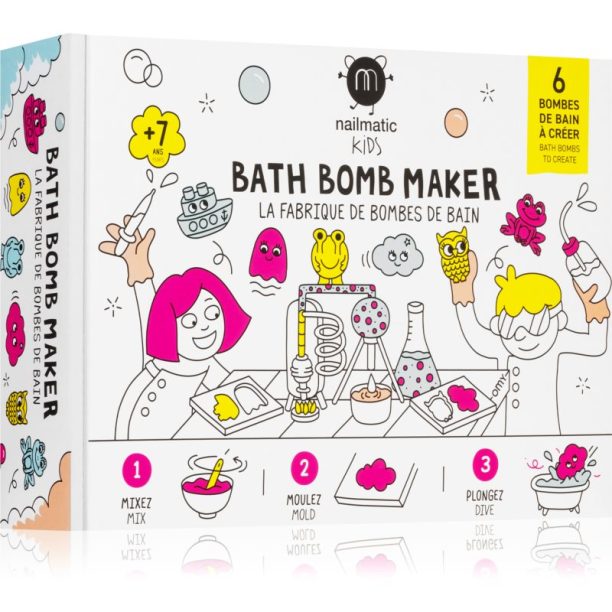 Nailmatic DIY KIT Bath Bomb Maker комплект за правене на бомбички за вана