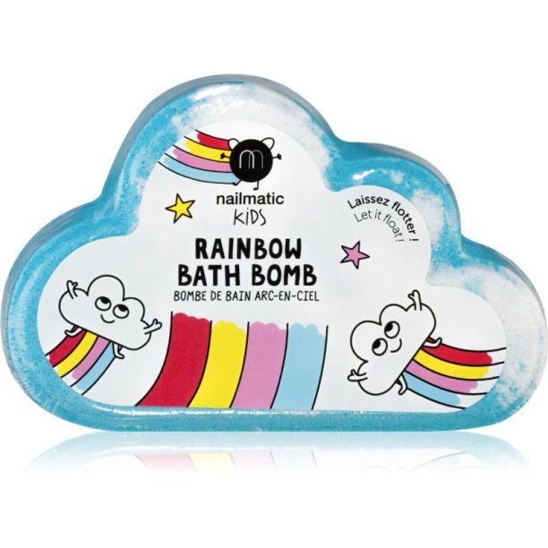 Nailmatic Kids Rainbow Bath Bomb бомбичка за вана 3y+ 160 гр.