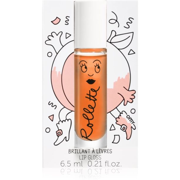 Nailmatic Kids Rollette блясък за устни за деца цвят Peach 6