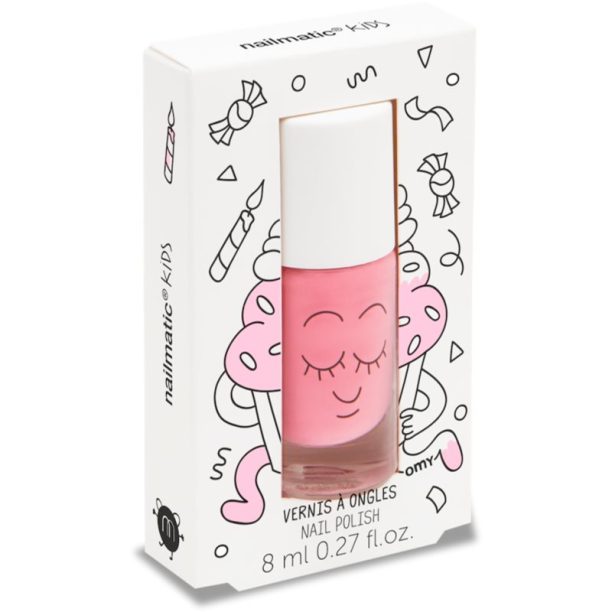 Nailmatic  Kids лак за нокти  за деца цвят Cookie - pink 8 мл.