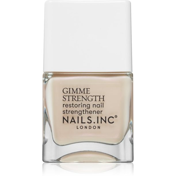 Nails Inc. Gimme Strength Nail Strenghthener грижа за укрепване и подсилване на ноктите 14 мл.