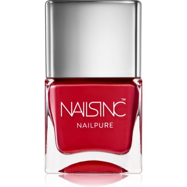 Nails Inc. Nail Pure подхранващ лак за нокти цвят Cambridge Mews 14 мл.