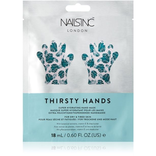 Nails Inc. Thirsty Hands хидратираща маска за ръце 18 мл.