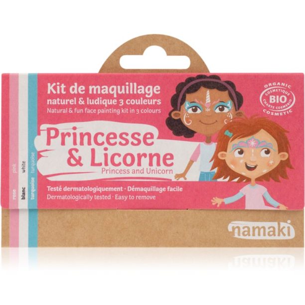 Namaki Color Face Painting Kit Princess & Unicorn комплект (за деца )