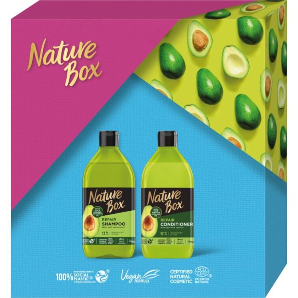 Nature Box Avocado подаръчен комплект (за цъфтяща коса)