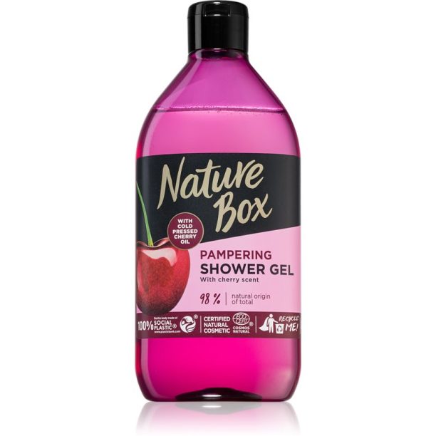 Nature Box Cherry опияняващ душ гел 385 мл.