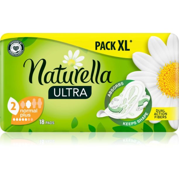 Naturella Normal Plus санитарни кърпи 18 бр.