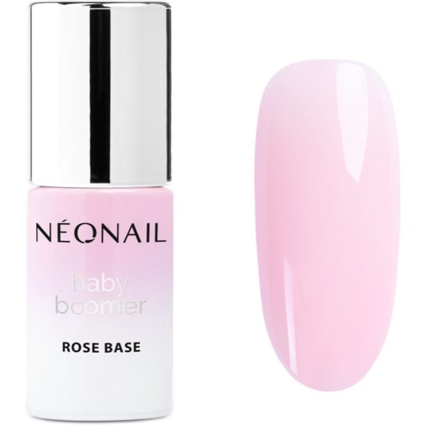 NeoNail Baby Boomer Base основен лак за нокти с гел цвят Rose 7