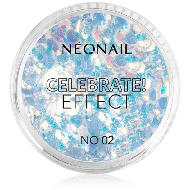 NeoNail Celebrate! Effect блестящи частици за нокти цвят 02 2 гр. на ниска цена