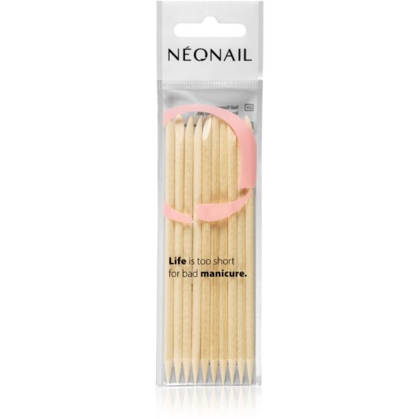 NeoNail Wooden Sticks дървено приспособление за избутване кожичките на ноктите 10 бр.