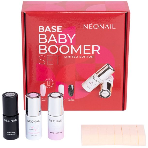 NEONAIL XMAS Set Base Baby Boomer Set подаръчен комплект (за нокти)