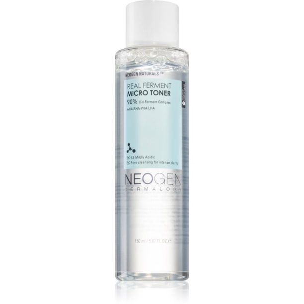 Neogen Dermalogy Real Ferment Micro Toner нежен ексфолиращ тоник за чувствителна кожа на лицето 150 мл.