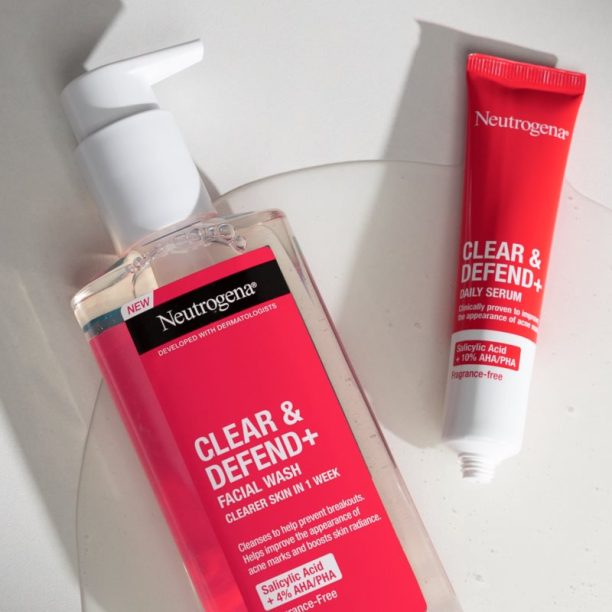 Neutrogena Clear & Defend+ серум за лице против акне 30 мл. купи на топ цена