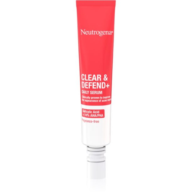 Neutrogena Clear & Defend+ серум за лице против акне 30 мл. на ниска цена