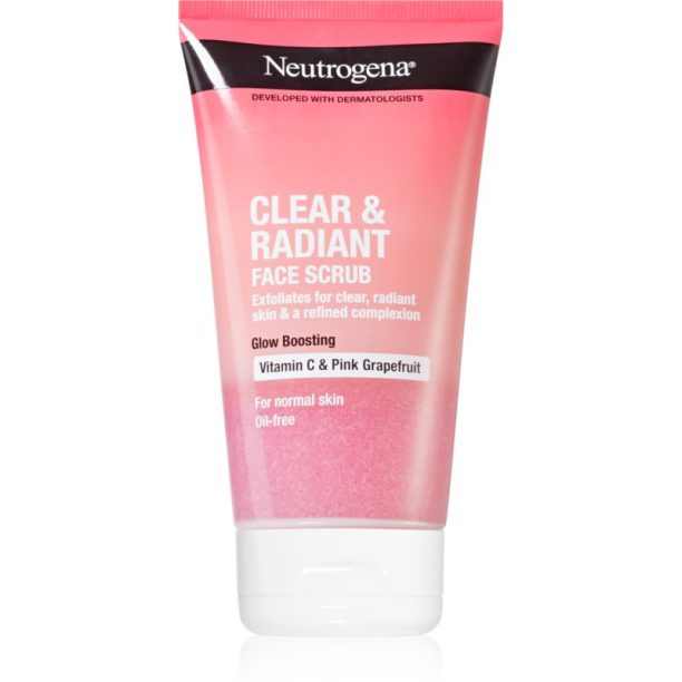 Neutrogena Clear & Radiant освежаващ пилинг за лице 150 мл.