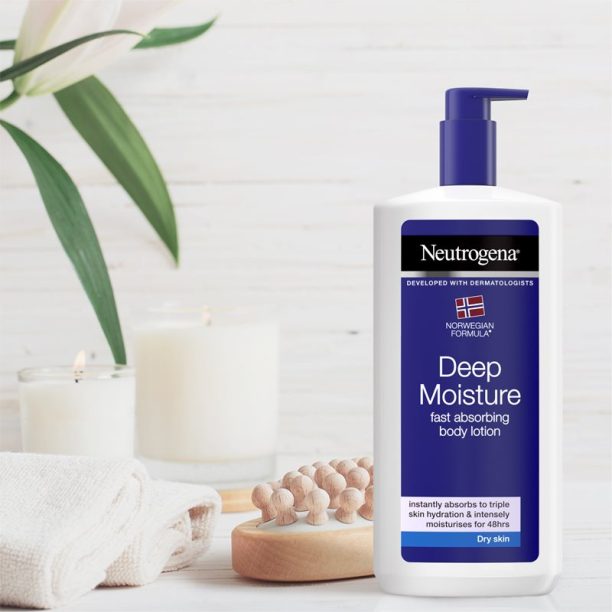 Norwegian Formula® Deep Moisture Neutrogena Norwegian Formula® Deep Moisture дълбоко хидратиращо мляко за тяло за суха кожа 400 мл. - оригинален продукт