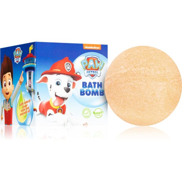 Nickelodeon Paw Patrol Bath Bomb бомбичка за вана за деца Mango 165 гр. на ниска цена