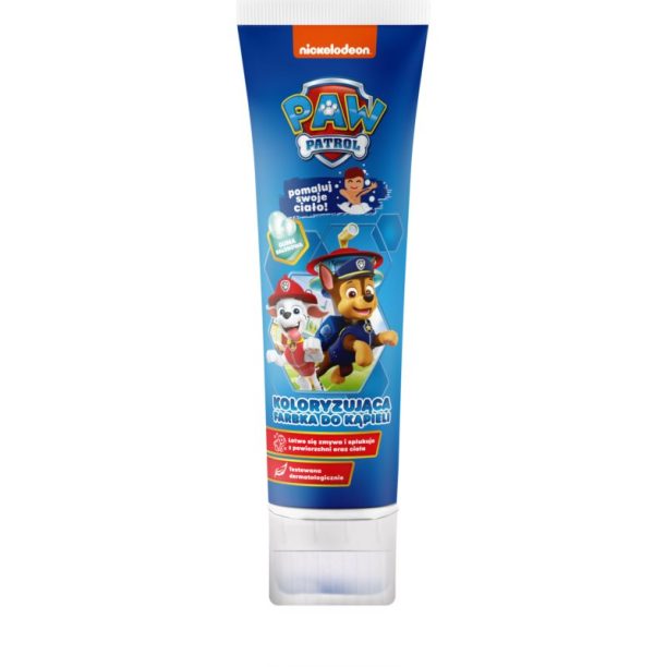 Nickelodeon Paw Patrol Coloring Bath Paint пяна за вана за деца Blue Bubble Gum 150 мл.