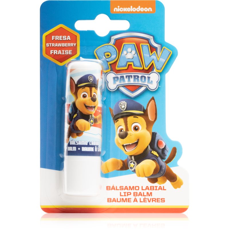 Nickelodeon Paw Patrol Lip Balm балсам за устни с аромат на ягода 4 гр.