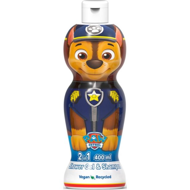 Nickelodeon Paw Patrol Shower Gel & Shampoo душ гел и шампоан 2 в 1 за деца Chase 400 мл.