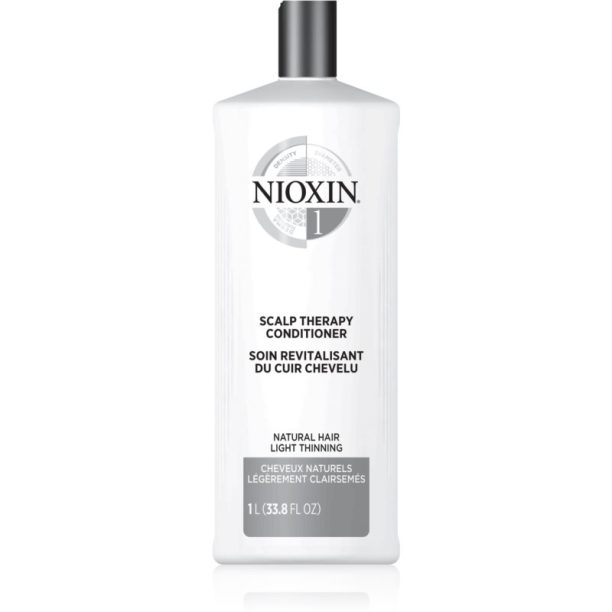 Nioxin System 1 Scalp Therapy Revitalising Conditioner дълбоко подхранващ балсам за разредена коса 1000 мл. на ниска цена