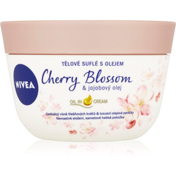 Nivea Cherry Blossom & Jojoba Oil суфле за тяло 200 мл. на ниска цена