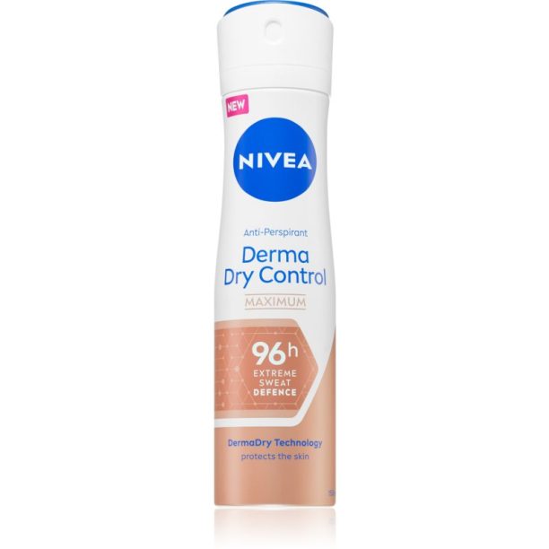 Nivea Derma Dry Control антиперспирант-спрей 150 мл.