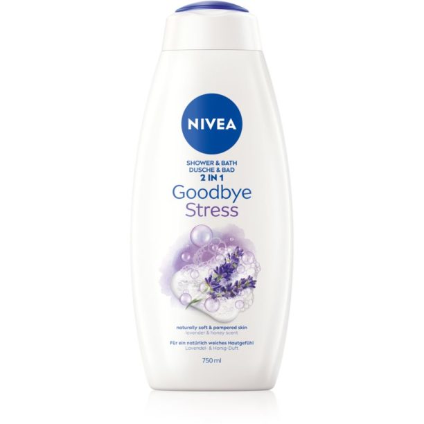 Nivea Goodbye Stress пяна за вана и душ гел 2 в 1 750 мл.