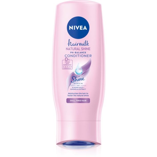 Nivea Hairmilk Natural Shine балсам-грижа 200 мл.