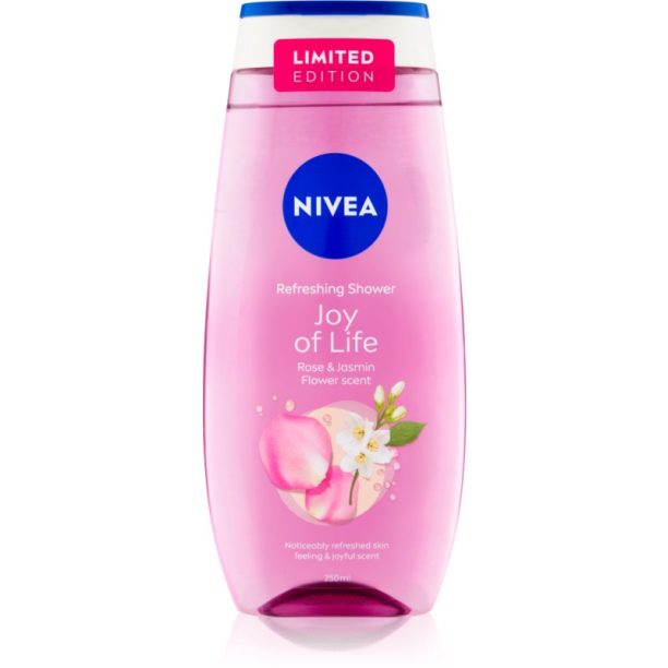 Nivea Joy of Life душ гел - грижа Rose & Jasmine 250 мл.