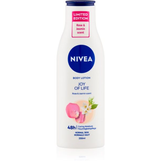 Nivea Joy of Life хидратиращо мляко за тяло Rose & Jasmine 250 мл.