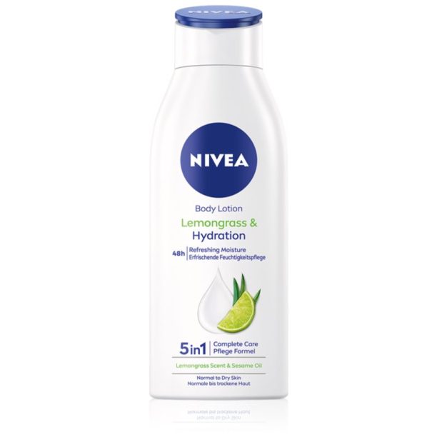 Nivea Lemongrass хидратиращо мляко за тяло 400 мл.