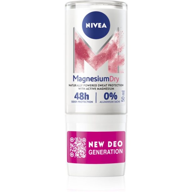 Nivea Magnesium Dry дезодорант roll-on 48 часа 50 мл.