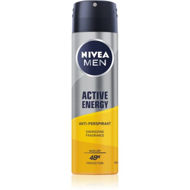 Nivea Men Active Energy антиперспирант-спрей за мъже 150 мл.