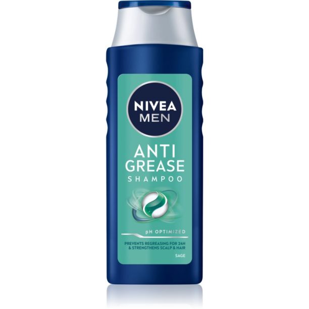 Nivea Men Anti Grease шампоан за мазна коса 400 мл.