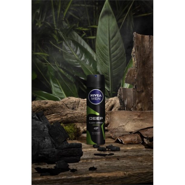 Nivea Men Deep антиперспирант-спрей за мъже Black Carbon Amazonia 150 мл. купи на топ цена